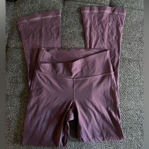 Lululemon Mini Flare Asymmetrical Purple Pant Size 6
